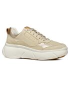Baskets en Cuir Nebula sable clair - Talon 4.5 cm