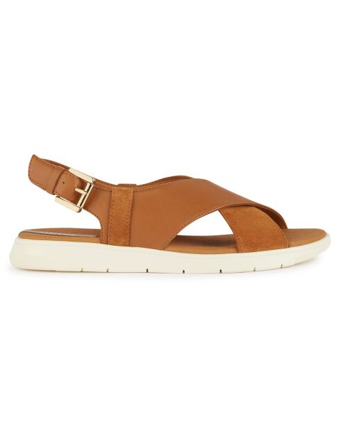 Sandales Dandra cognac