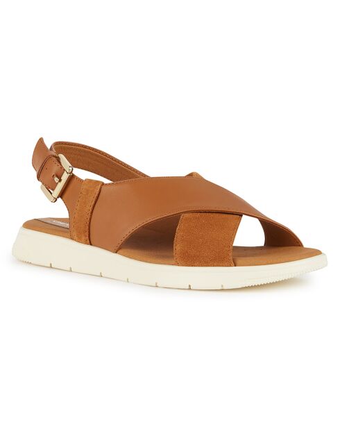 Sandales Dandra cognac