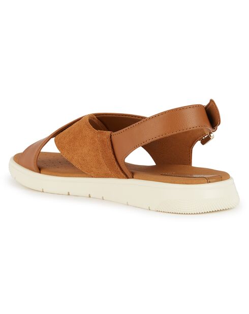 Sandales Dandra cognac