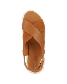Sandales Dandra cognac
