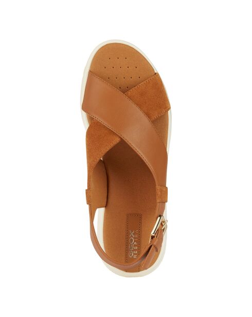 Sandales Dandra cognac