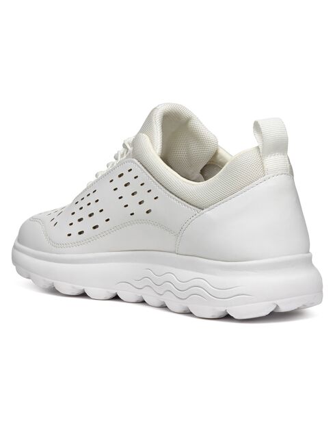 Baskets en Cuir Spherica blanches
