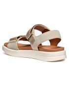 Sandales en Cuir Xand taupe pâle/doré pâle