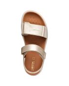 Sandales en Cuir Xand taupe pâle/doré pâle