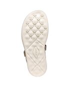 Sandales en Cuir Xand taupe pâle/doré pâle