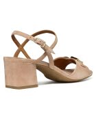 Sandales en Cuir New nude - Talon 5 cm