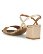 Sandales en Cuir New naturel foncé - Talon 5 cm