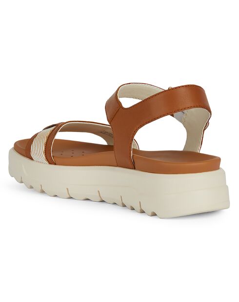 Sandales en Cuir Xand camel