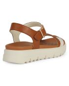 Sandales en Cuir Xand camel
