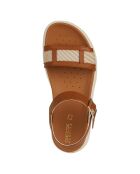 Sandales en Cuir Xand camel