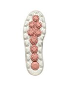 Baskets en Cuir Spherica blanc/naturel foncé