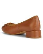 Ballerines en Cuir Floretia camel - Talon 3.5 cm
