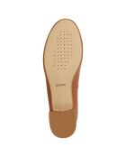 Ballerines en Cuir Floretia camel - Talon 3.5 cm
