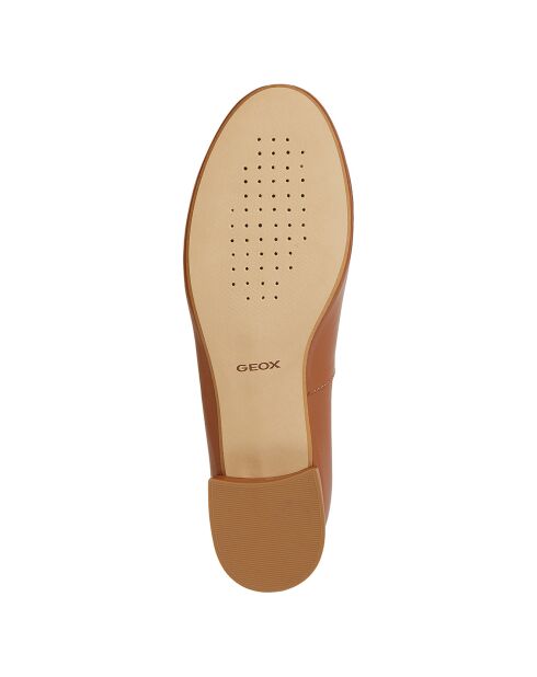 Ballerines en Cuir Floretia camel - Talon 3.5 cm