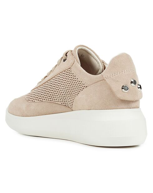 Baskets en Cuir Rubidia nude