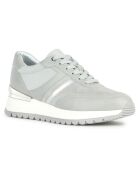 Baskets en Cuir Desya gris pâle