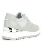 Baskets en Cuir Desya gris pâle