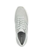 Baskets en Cuir Desya gris pâle