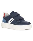 Baskets Nettuno bleu marine/rouge