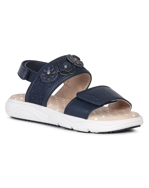 Marineblaue Sandalen Deaphne