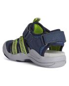 Sandales Kyle bleu marine/citron