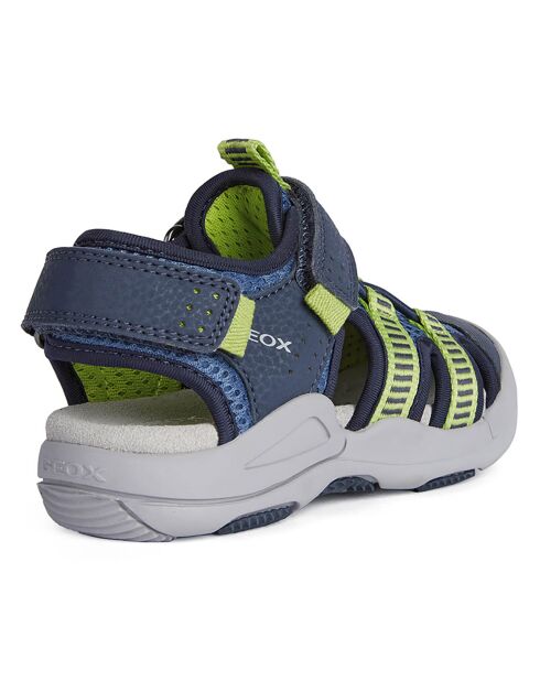 Sandales Kyle bleu marine/citron