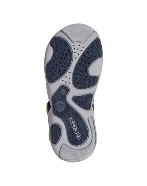 Sandales Kyle bleu marine/citron