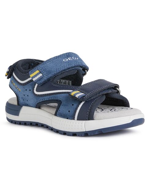 Sandales Alben bleu marine/avio