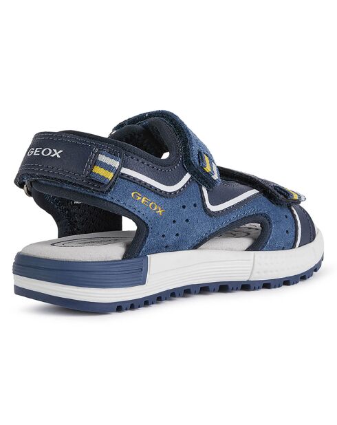 Sandales Alben bleu marine/avio