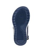 Sandales Alben gris clair/bleu marine