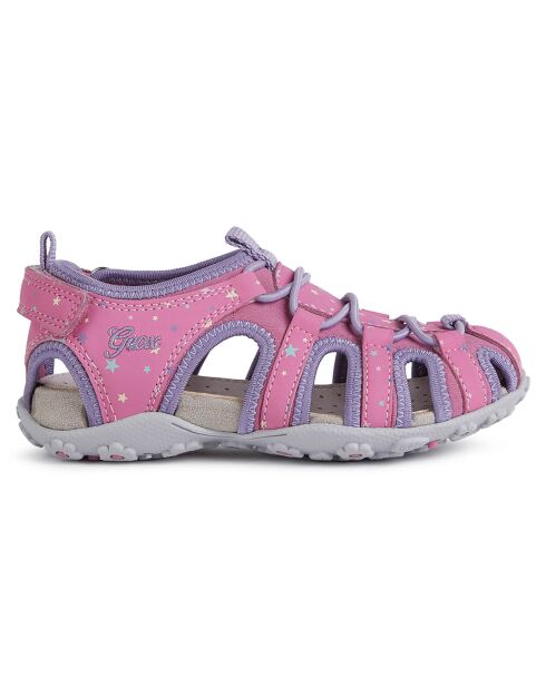Fuchsia/lila sandalen van Roxanne