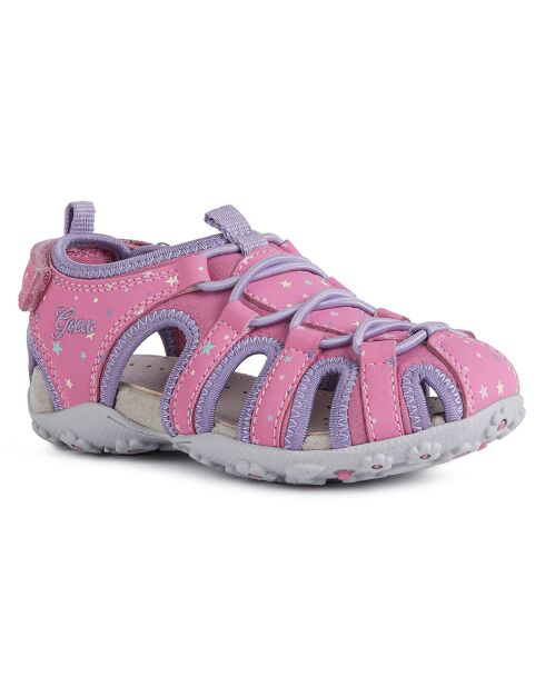 Sandales Roxanne fuchsia/lilas