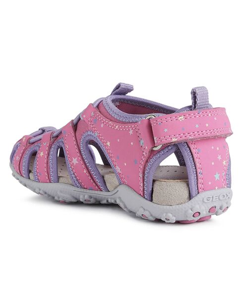 Sandales Roxanne fuchsia/lilas