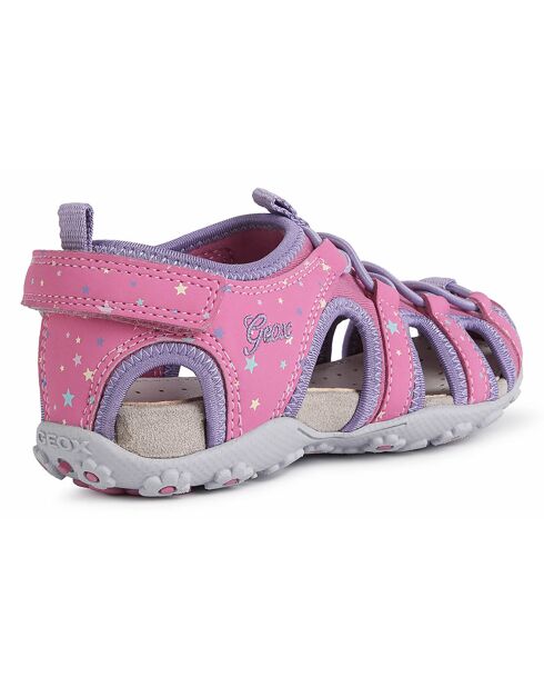 Sandales Roxanne fuchsia/lilas
