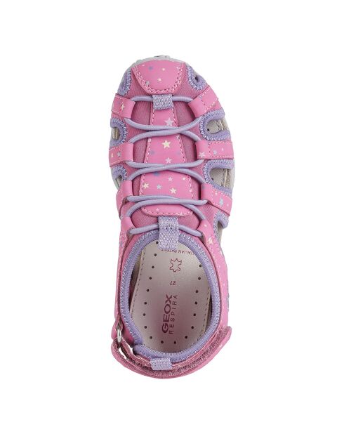 Sandales Roxanne fuchsia/lilas