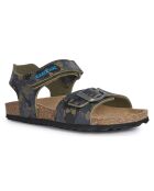 Sandales Ghita vert camouflage