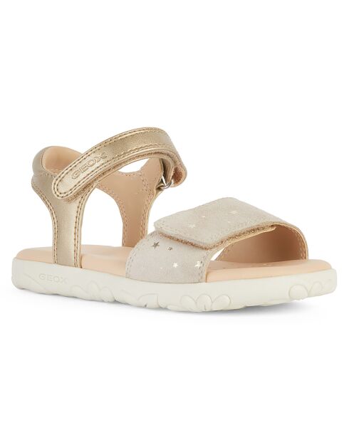 Sandales Haiti platinum/beige