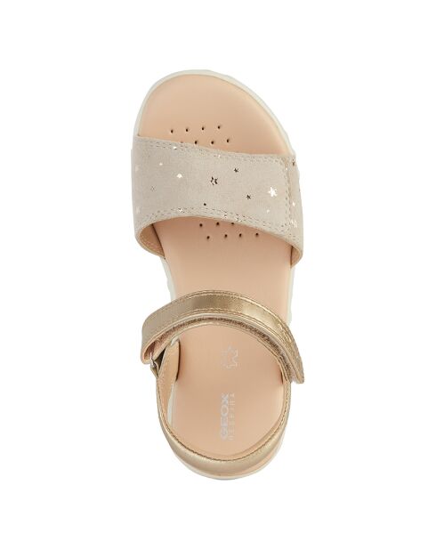 Sandales Haiti platinum/beige