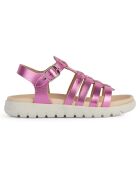 Sandales en Cuir Soleima fuchsia