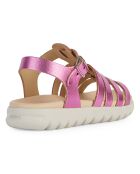 Sandales en Cuir Soleima fuchsia