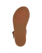 Sandales en Cuir Sandal cognac/rose gold
