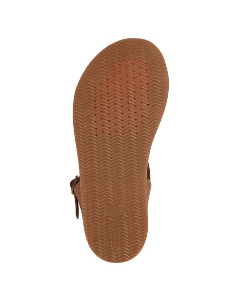 Sandales en Cuir Sandal cognac/rose gold