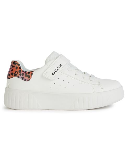 Baskets Mikiroshi blanc/saumon
