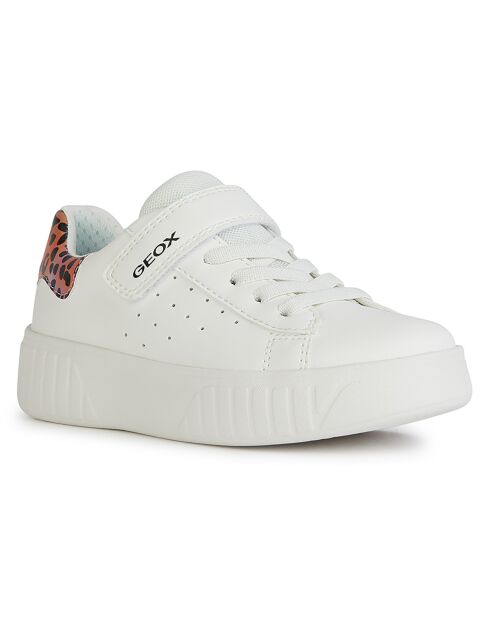 Baskets Mikiroshi blanc/saumon