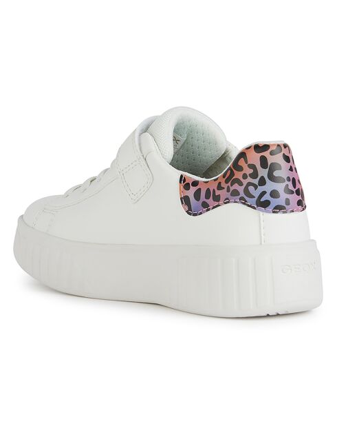Baskets Mikiroshi blanc/saumon