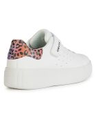 Baskets Mikiroshi blanc/saumon