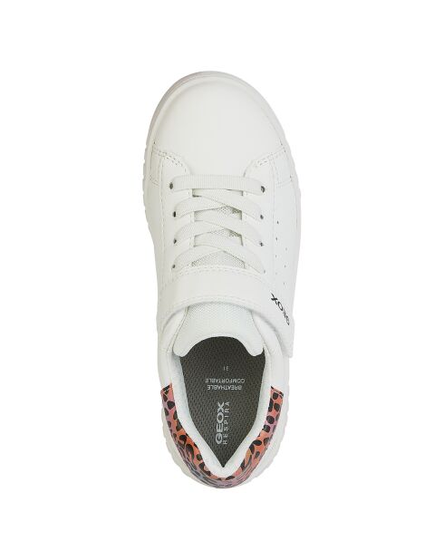 Baskets Mikiroshi blanc/saumon