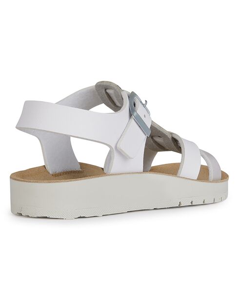 Costarei wit/zilveren sandalen