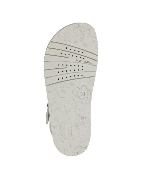 Costarei wit/zilveren sandalen